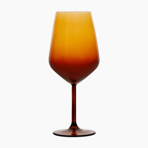 AMBER WINE GLASS 47CL